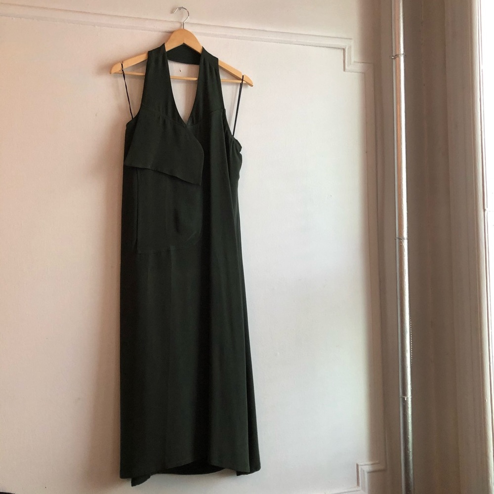 Creatures of Comfort silk halter dress